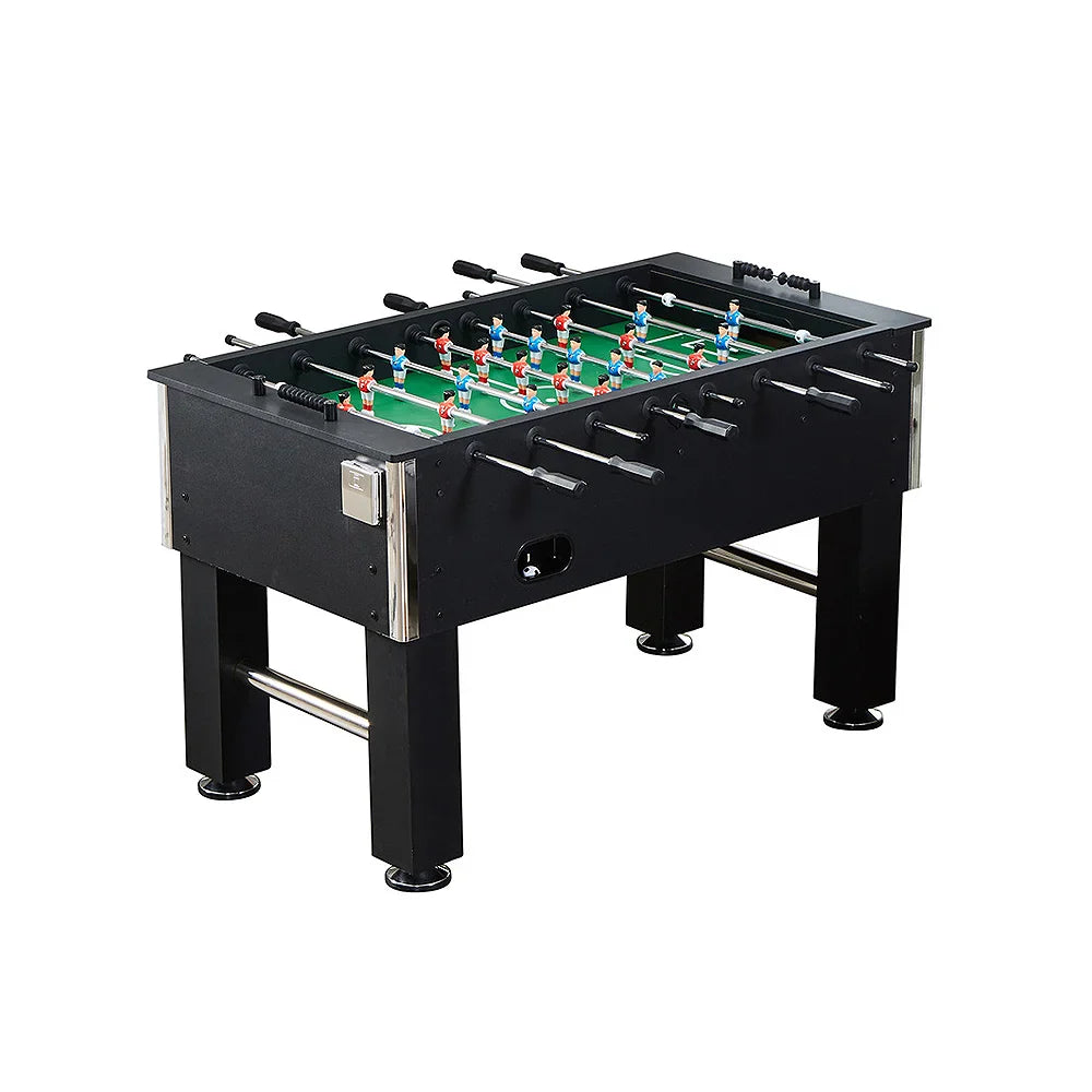 KICKSY GTST005 5FT MDF 8-Rod Foosball Table with Cup Holders-Black