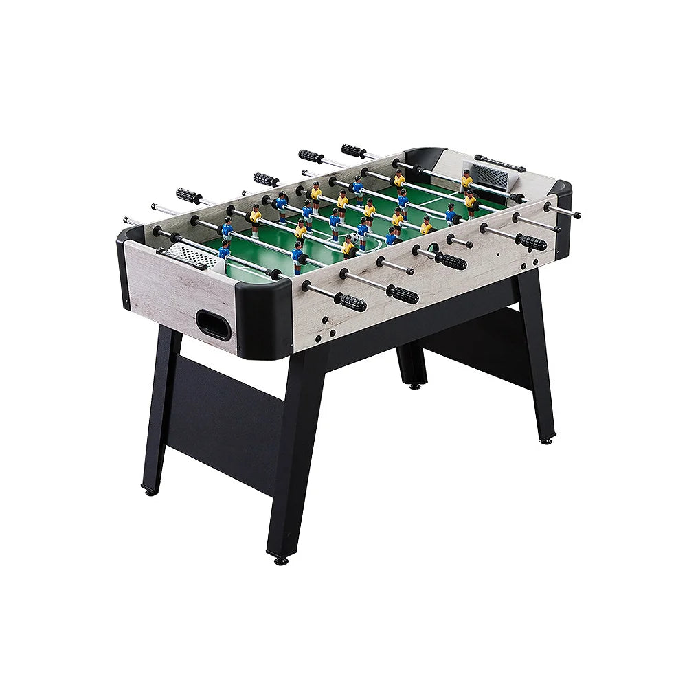 KICKSY GTST019 4FT MDF 8-Rod Foosball Table for Kids - Beige White Frame