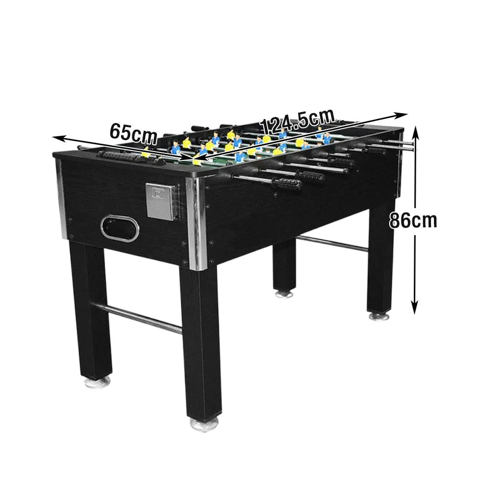 KICKSY 4FT Foosball Soccer Table Black