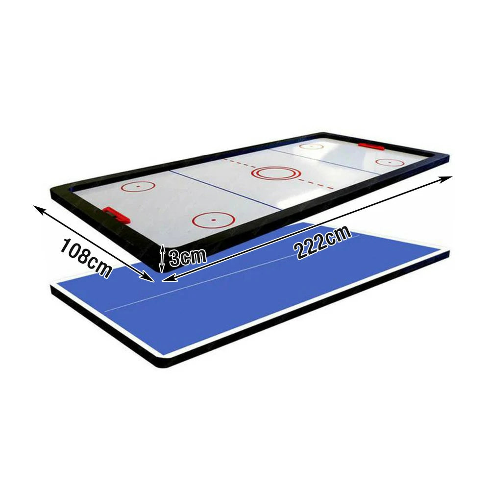 CUETIQ 8FT Air Hockey / Table Tennis Top for Pool Billiard Table