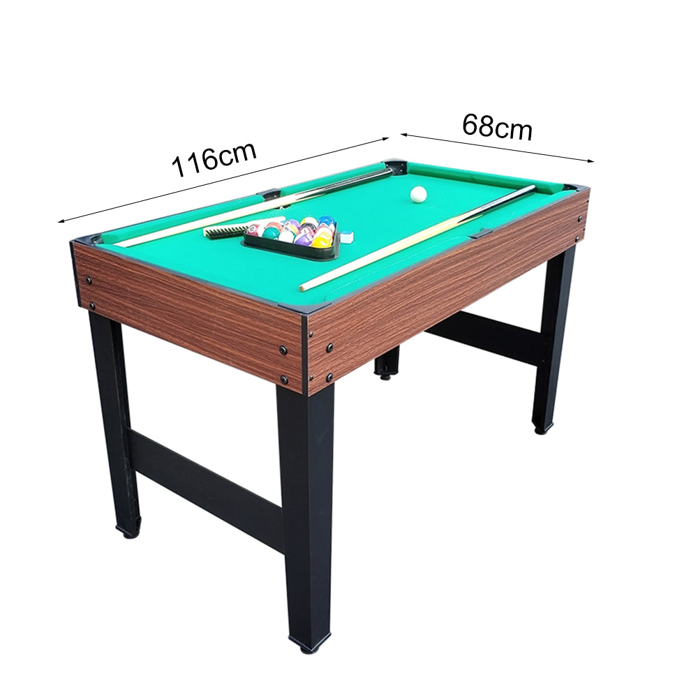 KICKSY 4FT 4-In-1 Multifunctional Soccer Table - Pool/ Air Hockey/ Table Tennis/ Football