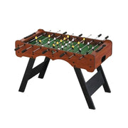 KICKSY 5FT Solid Wood Foosball Table - Chrome-Plated Steel Rods, ABS Hand-Painted Players, High-Density Playfield, Anti-Slip Handles, Durable & Stable Design