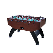 KICKSY 5FT Solid Wood Foosball Table - Chrome-Plated Steel Rods, ABS Hand-Painted Players, High-Density Playfield, Anti-Slip Handles, Durable & Stable Construction