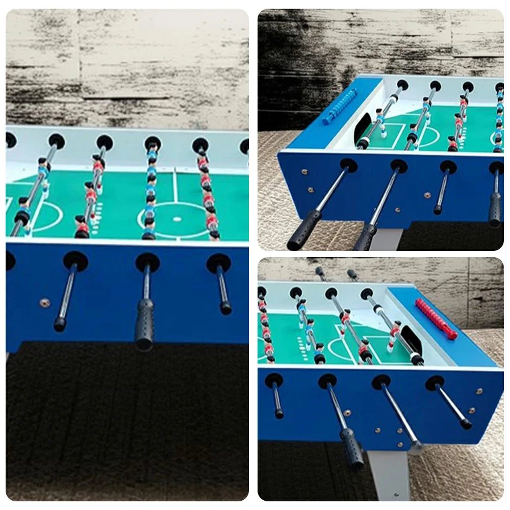 KICKSY 5FT Solid Wood Foosball Table - Chrome-Plated Steel Rods, ABS Hand-Painted Players, High-Density Playfield, Anti-Slip Handles, Heavy-Duty & Stable Design