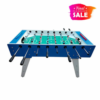 KICKSY 5FT Solid Wood Foosball Table - Chrome-Plated Steel Rods, ABS Hand-Painted Players, High-Density Playfield, Anti-Slip Handles, Heavy-Duty & Stable Design
