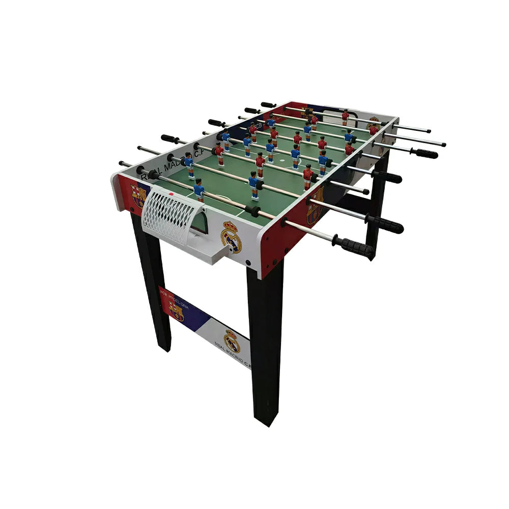 KICKSY 1.2M Foosball Table with 8-Rod Control and Football Theme for Game Room - Black