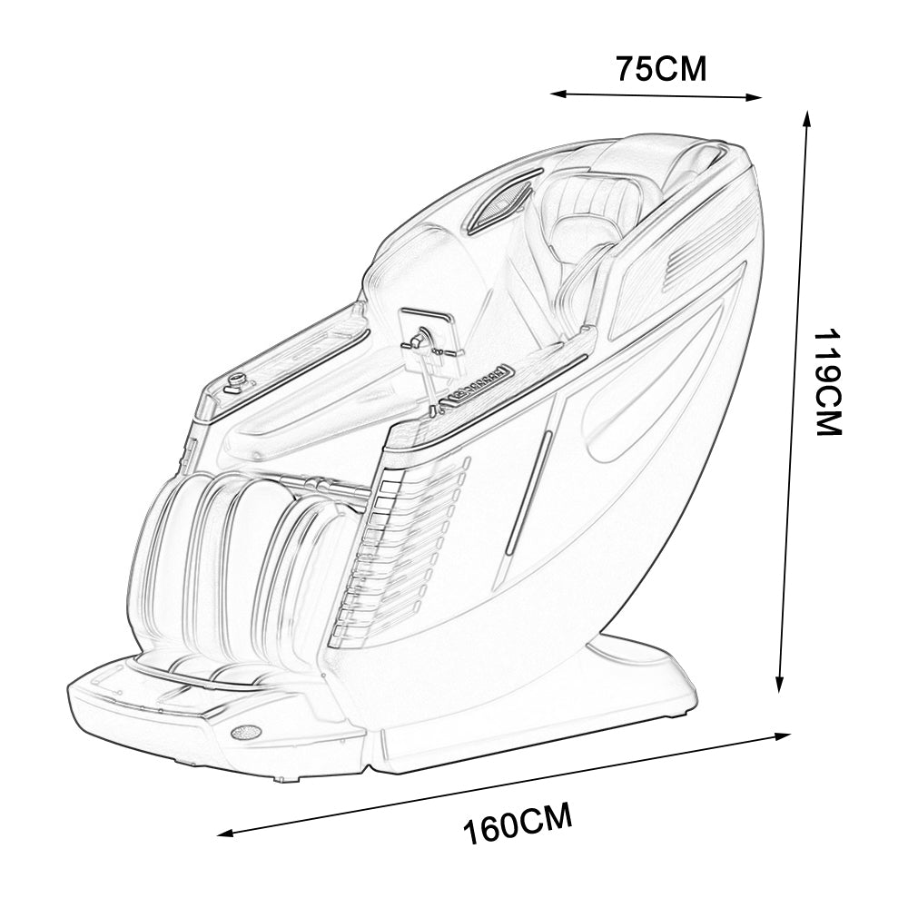 RELAXA L39 SL Guide Rail HIFI Bluetooth Musical Electric Massage Chair