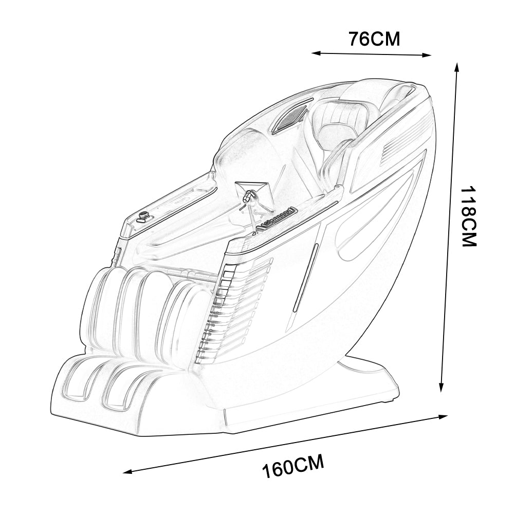 RELAXA L39 SL Guide Rail HIFI Bluetooth Musical Electric Massage Chair