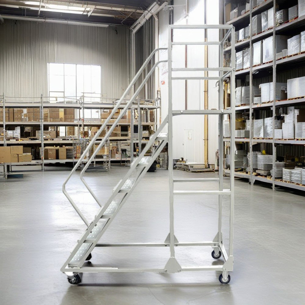 GROVIA 220cm(H) 6-step Steel Freight ladder Warehouse Staircase