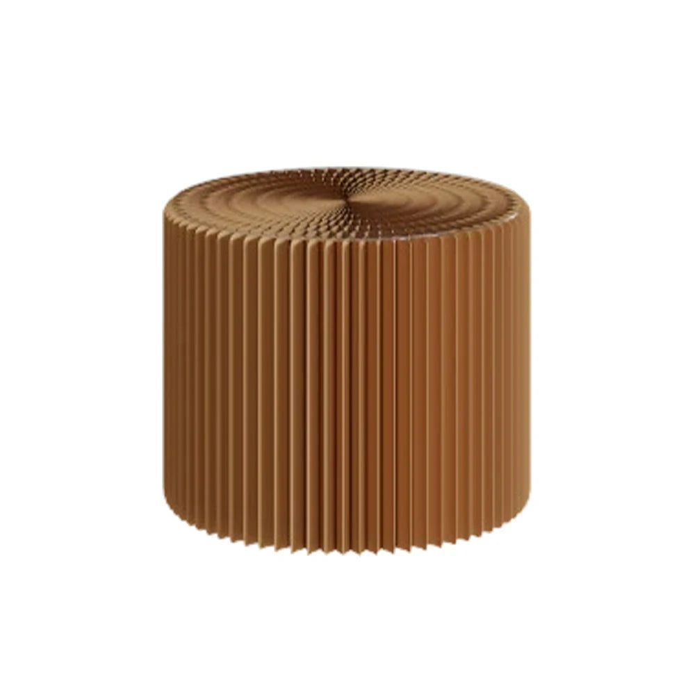 LIVARA Cardboard Cylinder Display Stand – Lightweight, Eco-Friendly Round Showcase for Retail or Exhibitions - Brown