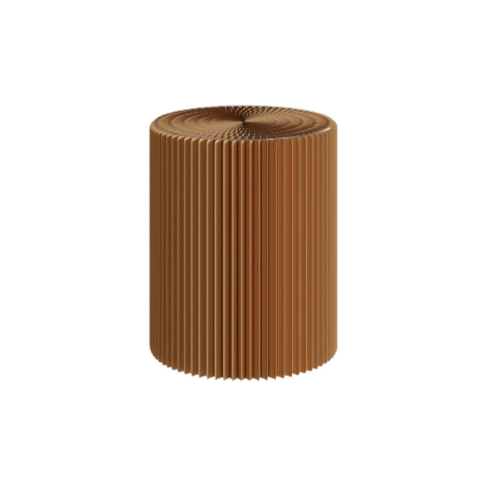 LIVARA Cardboard Cylinder Display Stand – Lightweight, Eco-Friendly Round Showcase for Retail or Exhibitions - Brown