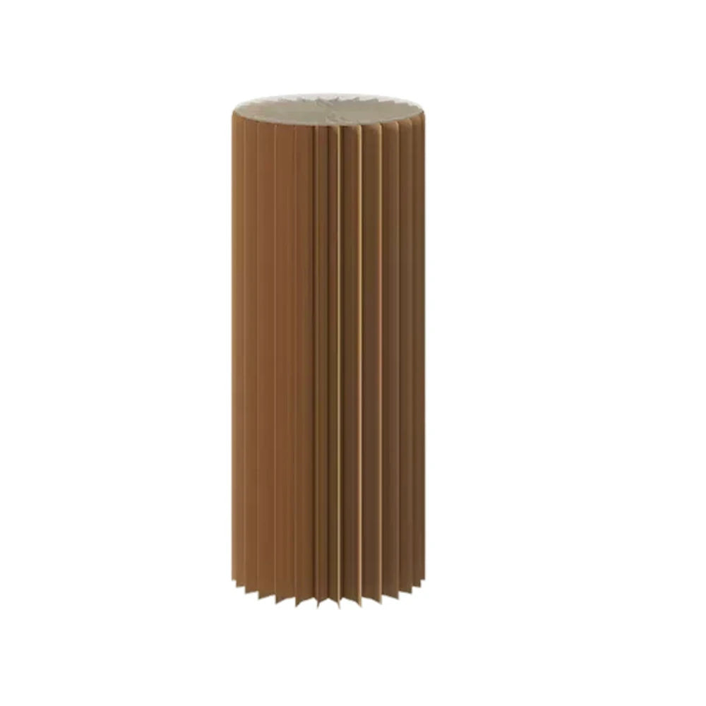 LIVARA 38/48/56cm Foldable Paper Cylinder Display Stand-Brown