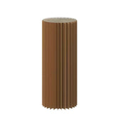 LIVARA 38/48/56cm Foldable Paper Cylinder Display Stand-Brown