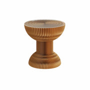 LIVARA 50/70/95cm Paper Folding Round Table Tea Table - Brown