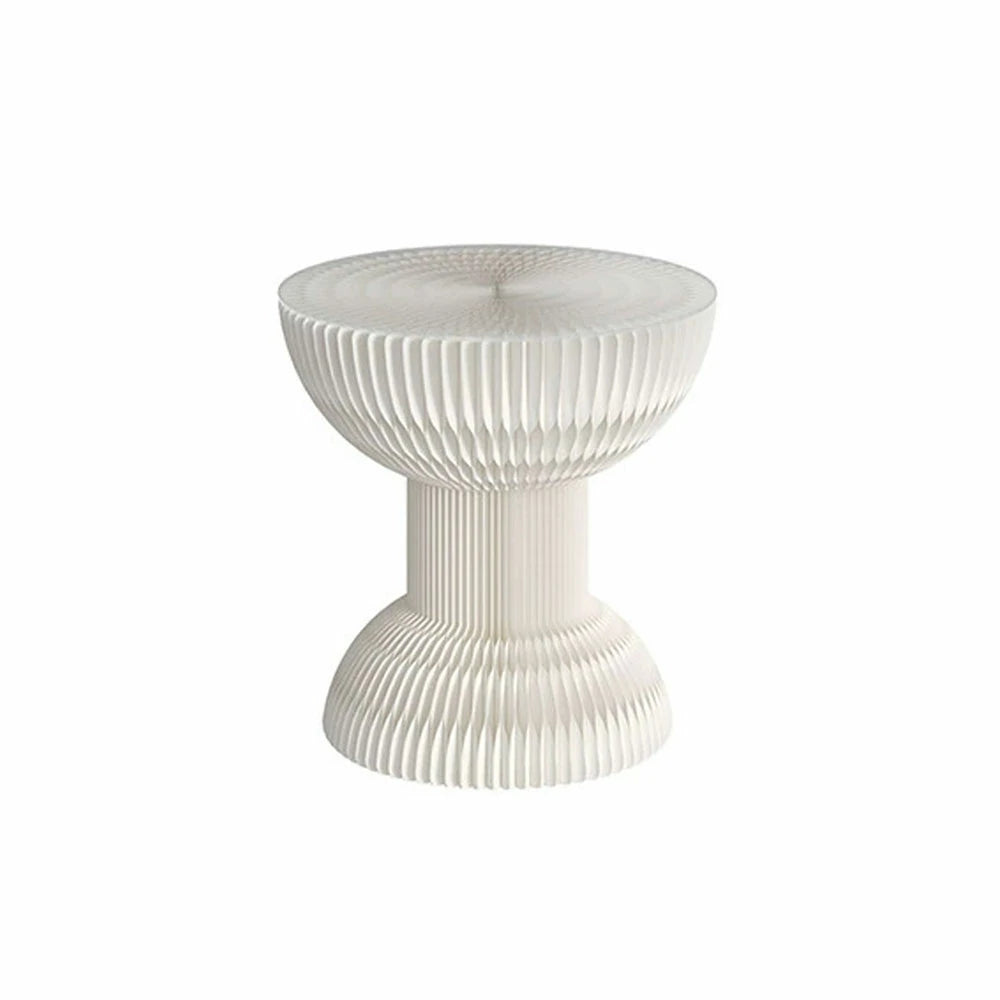 LIVARA 50/70/95cm Paper Folding Round Table Tea Table - White