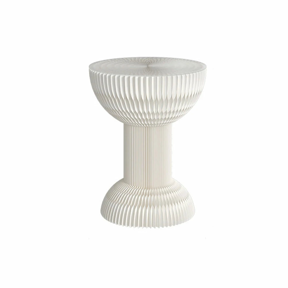 LIVARA 50/70/95cm Paper Folding Round Table Tea Table - White