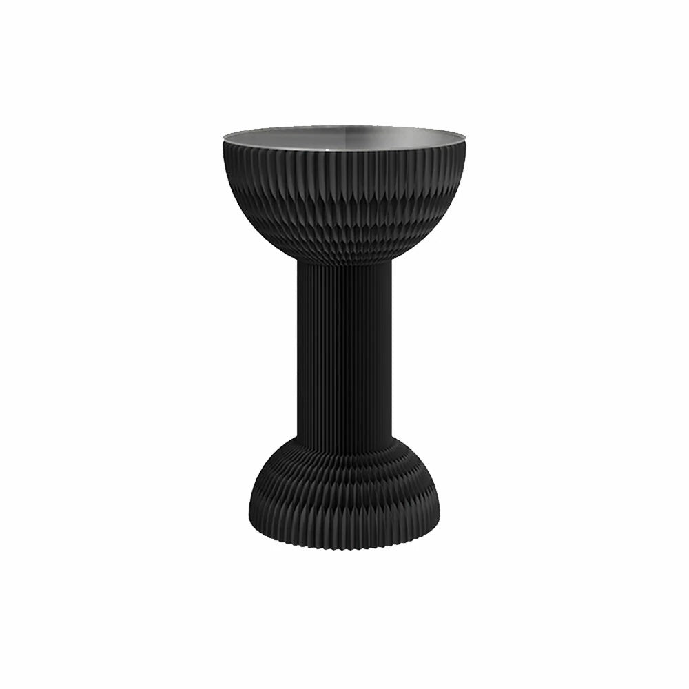 LIVARA 50/70/95cm Paper Folding Round Table Tea Table - Black