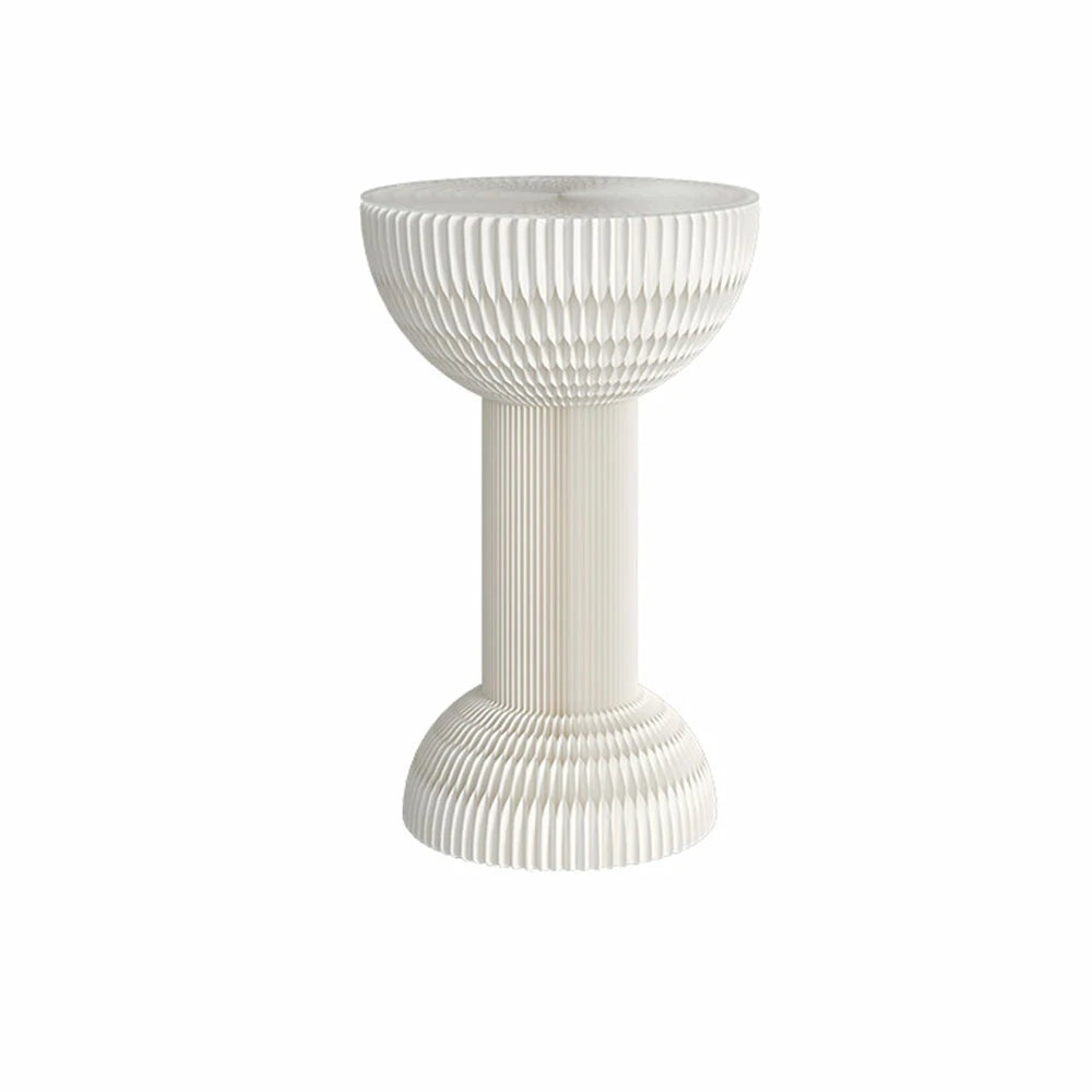 LIVARA 50/70/95cm Paper Folding Round Table Tea Table - White