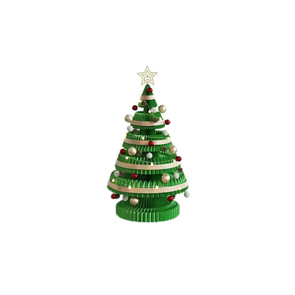 LIVARA Foldable Christmas Tree Decor 53/75/100cm Holiday Decoration for Home, Party & Retail Display - Green