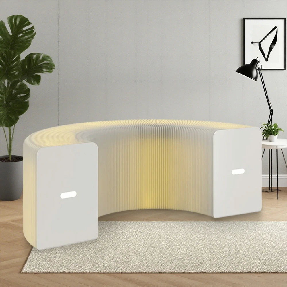 LIVARA 200cm Foldable Partition Display Cabinet - Lighting Edition