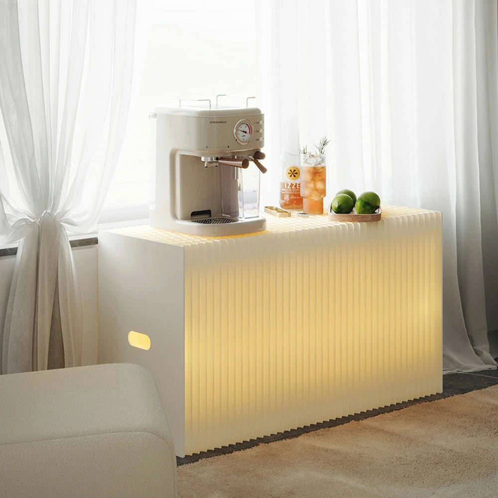 LIVARA 200cm Foldable Partition Display Cabinet - Lighting Edition