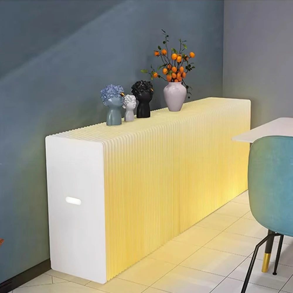 LIVARA 200cm Foldable Partition Display Cabinet - Lighting Edition