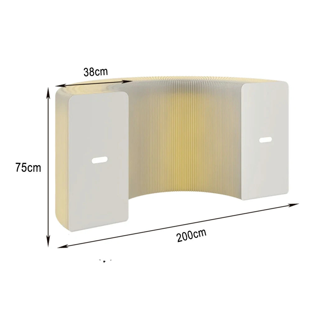 LIVARA 200cm Foldable Partition Display Cabinet - Lighting Edition