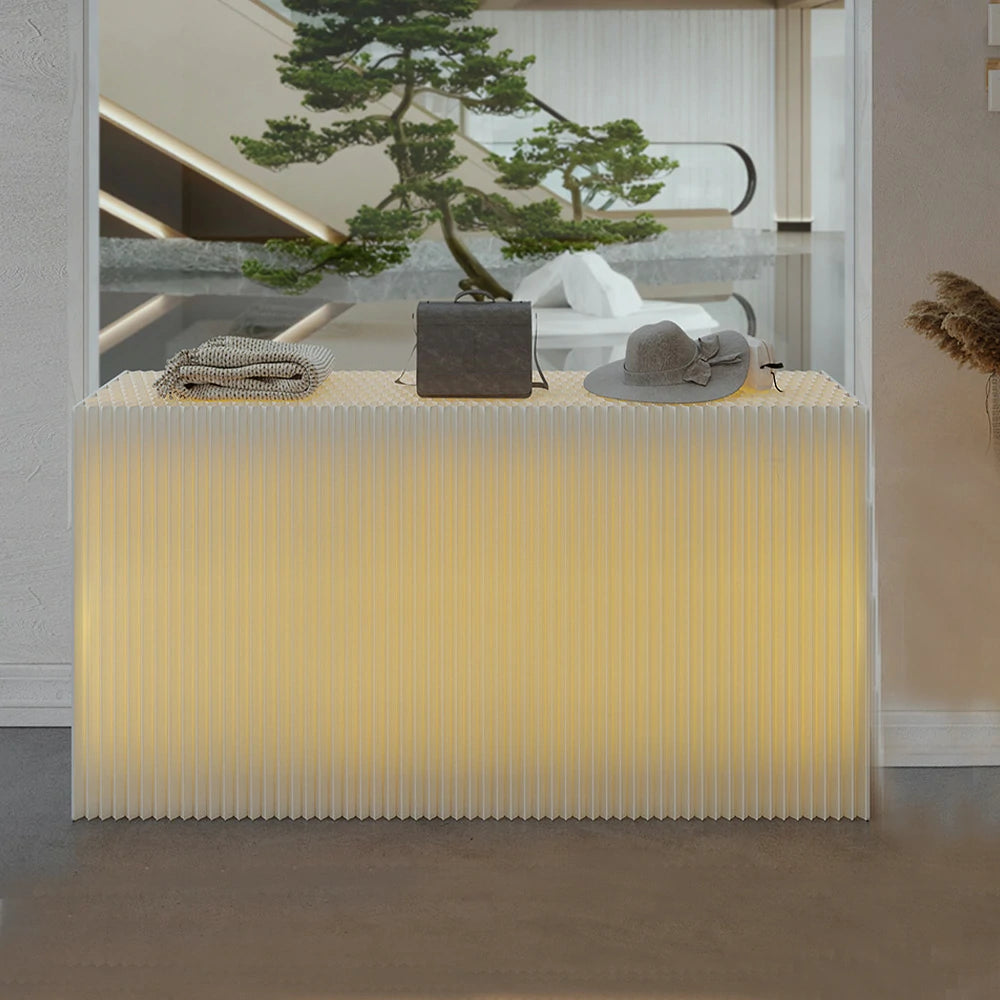 LIVARA 200cm Foldable Partition Display Cabinet - Lighting Edition