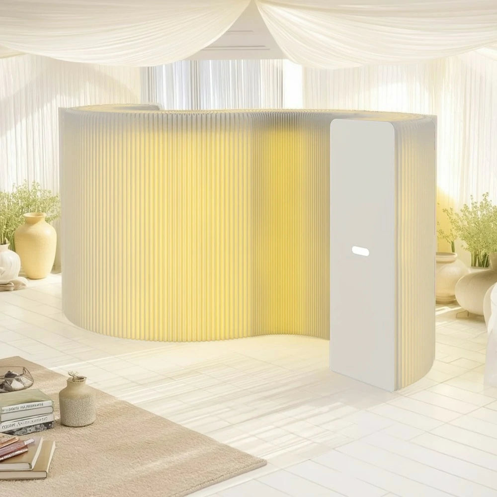 LIVARA 300cm Foldable Partition Display Cabinet - Lighting Edition