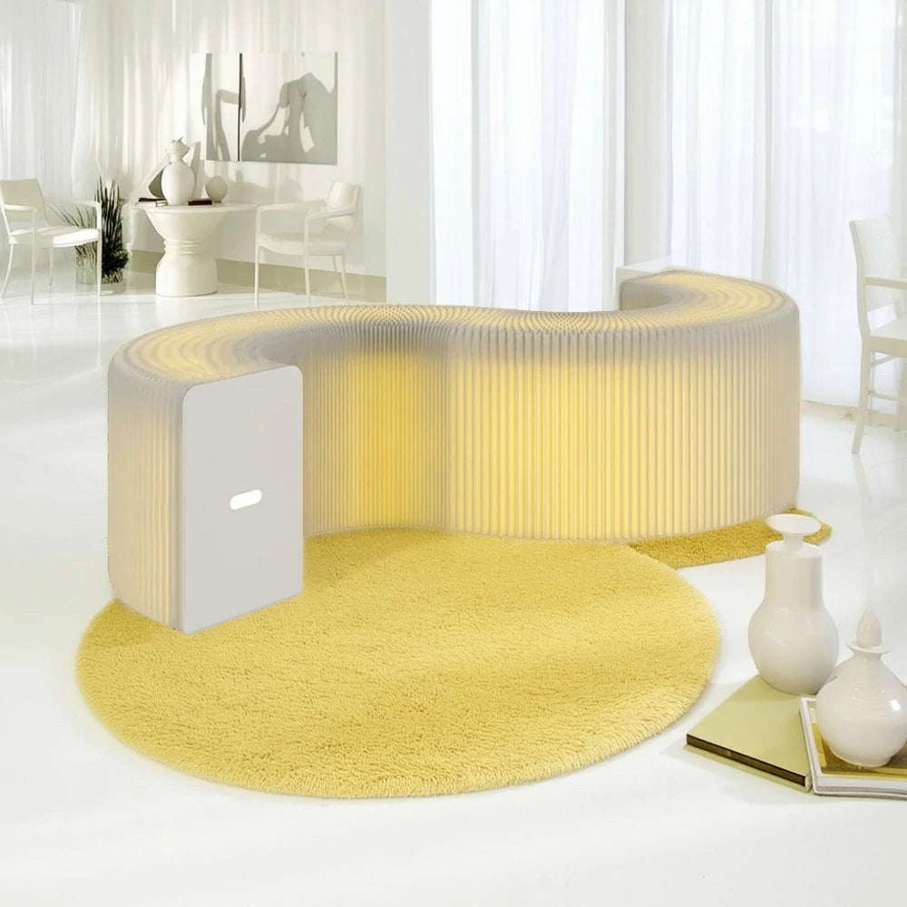 LIVARA 300cm Foldable Partition Display Cabinet - Lighting Edition