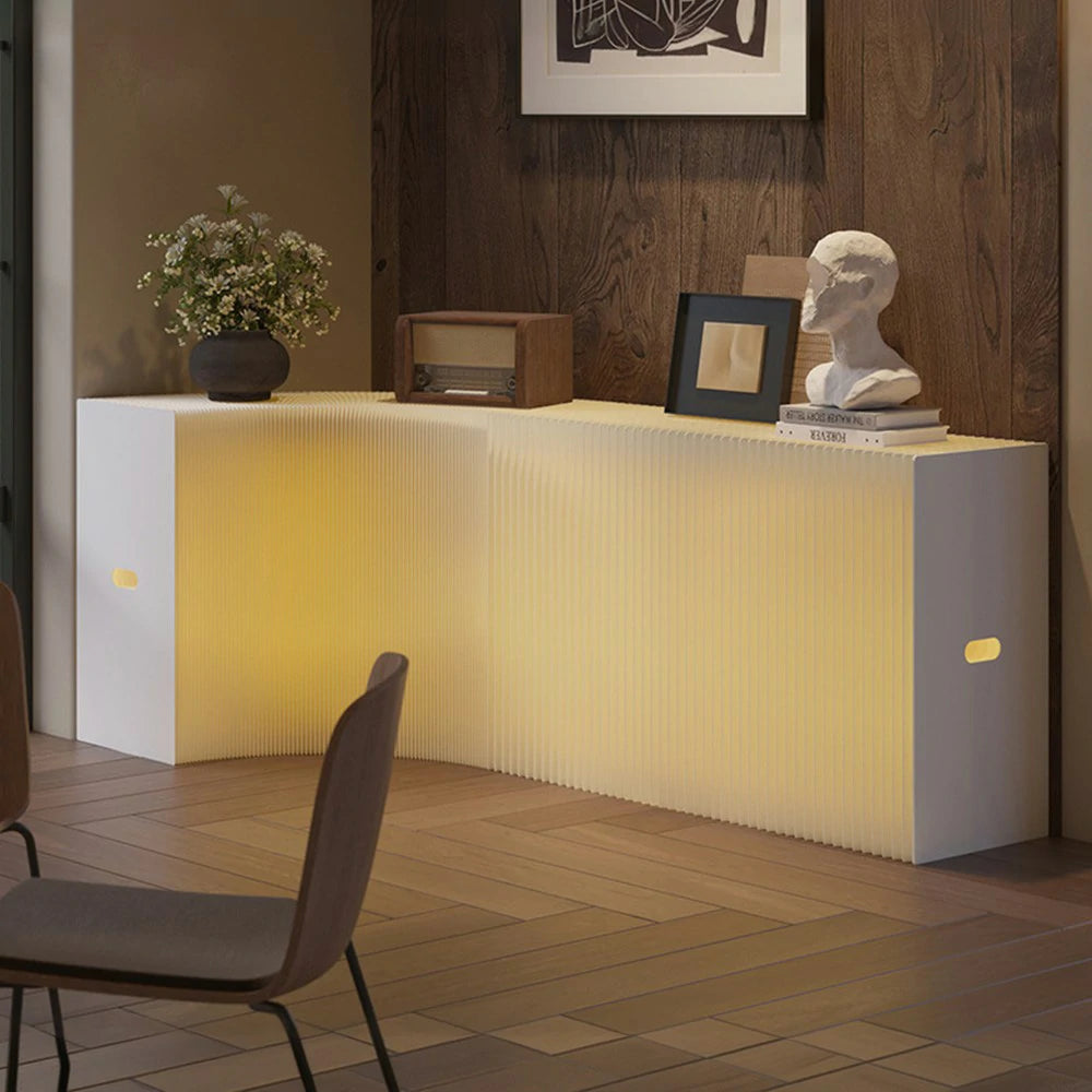 LIVARA 300cm Foldable Partition Display Cabinet - Lighting Edition