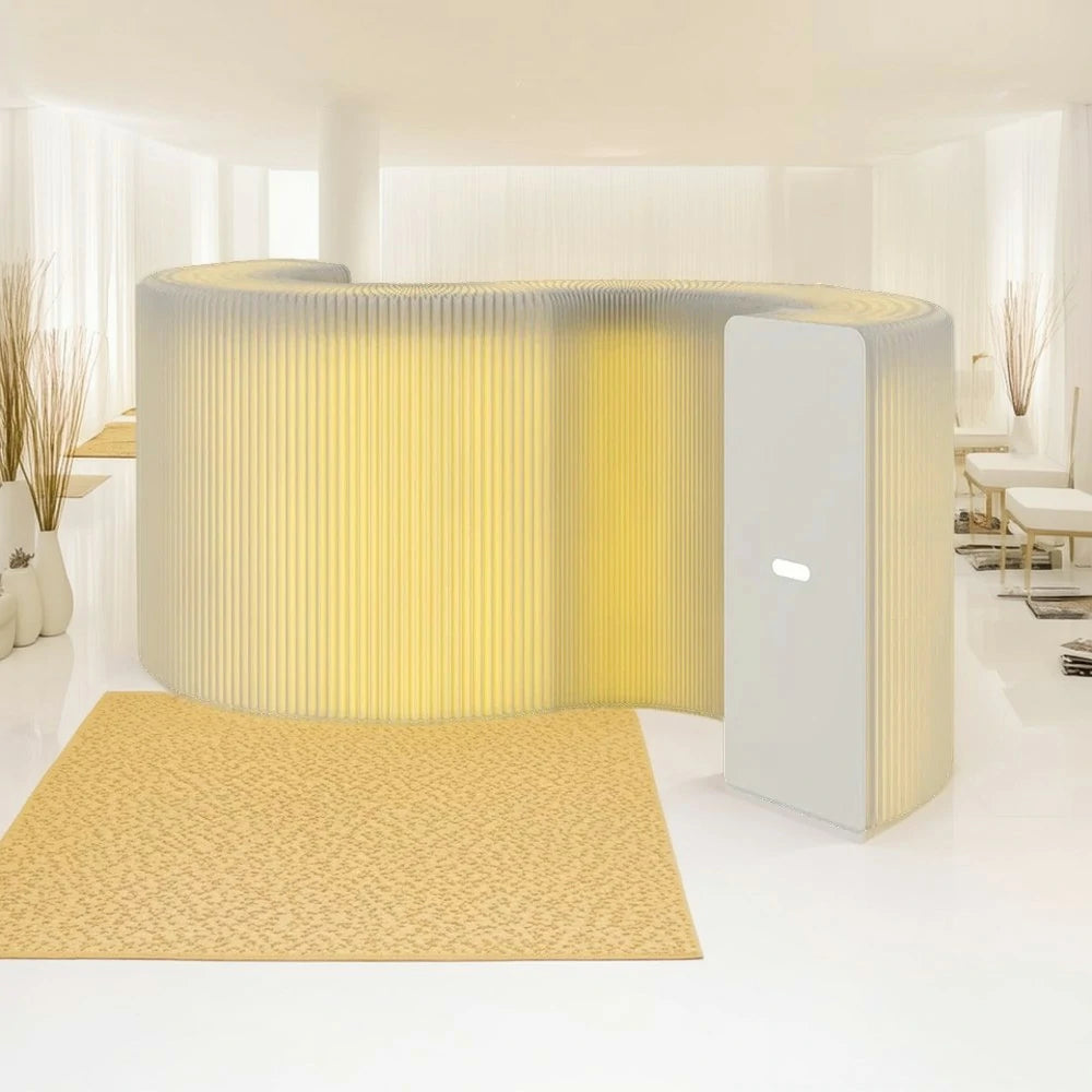 LIVARA 300cm Foldable Partition Display Cabinet - Lighting Edition