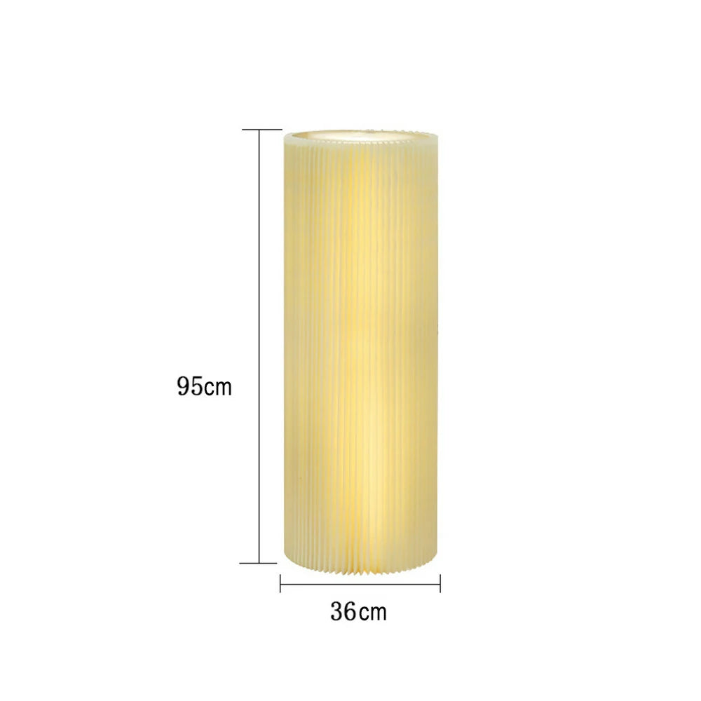 LIVARA 55/75/95/110cm Cylindrical Display Stand with LED Lighting, Height Optional, Modern Showcase for Retail Stores, Home Decor, and Exhibitions