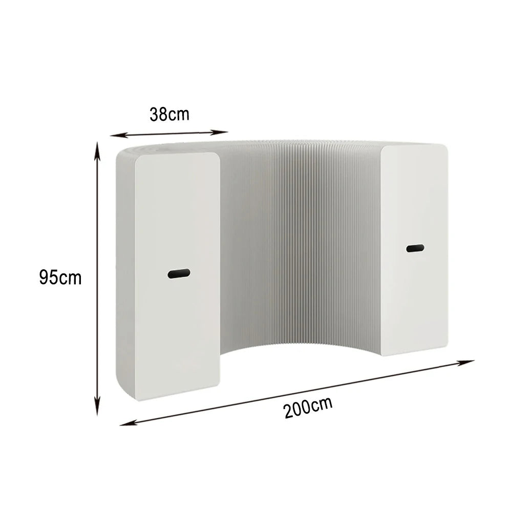 LIVARA 200cm Foldable Partition Display Cabinet - Cannot Emit Light