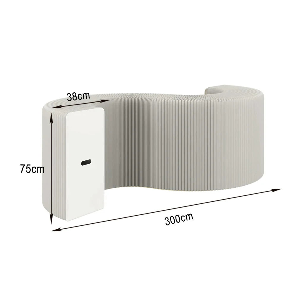 LIVARA 300cm Foldable Partition Display Cabinet - Cannot Emit Light