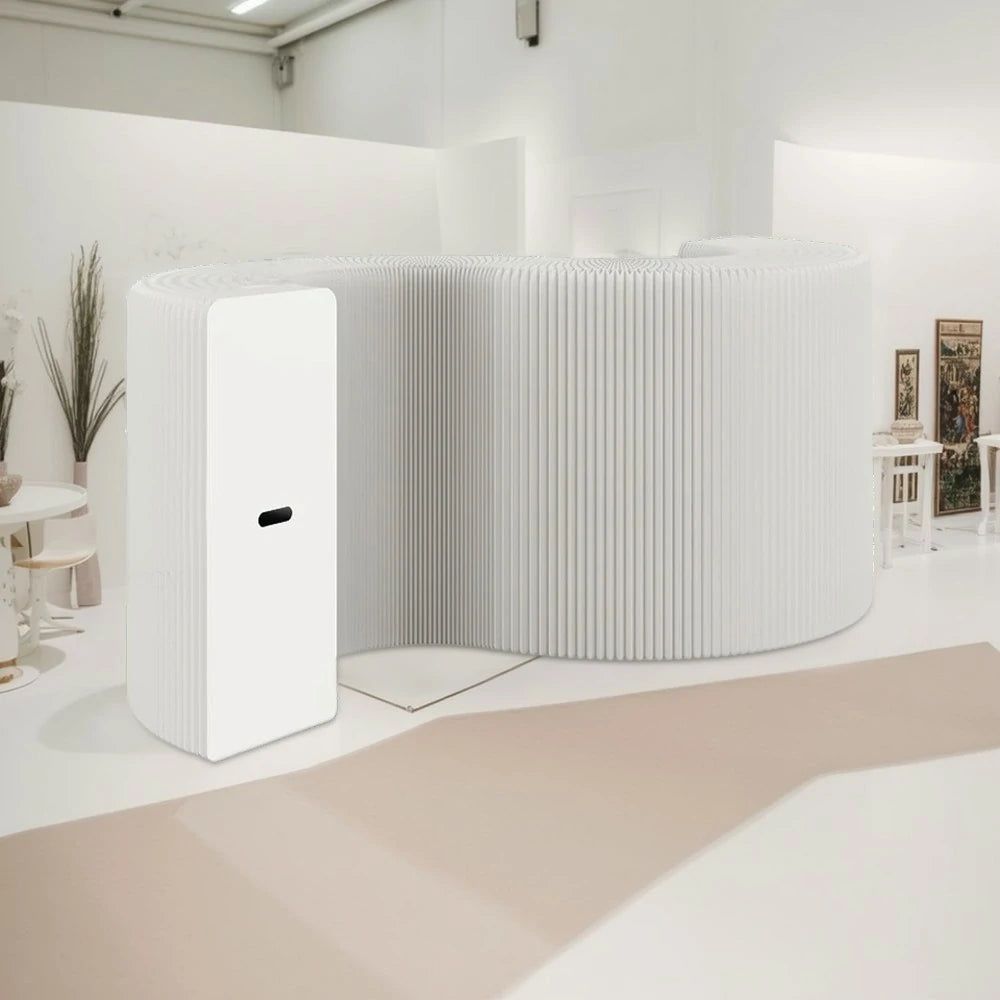 LIVARA 300cm Foldable Partition Display Cabinet - Cannot Emit Light