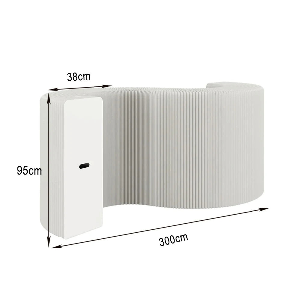 LIVARA 300cm Foldable Partition Display Cabinet - Cannot Emit Light