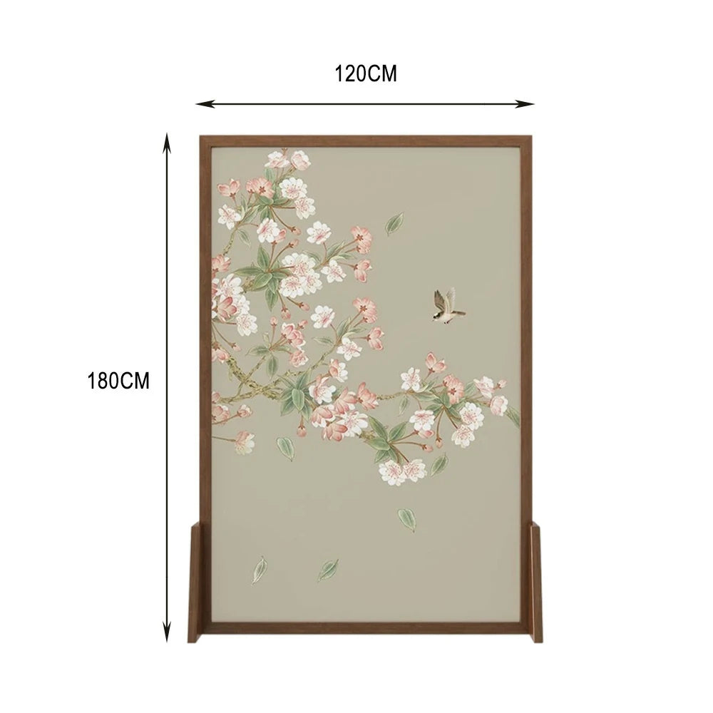 LIVARA Solid Wood Room Divider, Ash Wood & Mongolian Pine Wood, Durable and Elegant Design for Home Interior Decoration