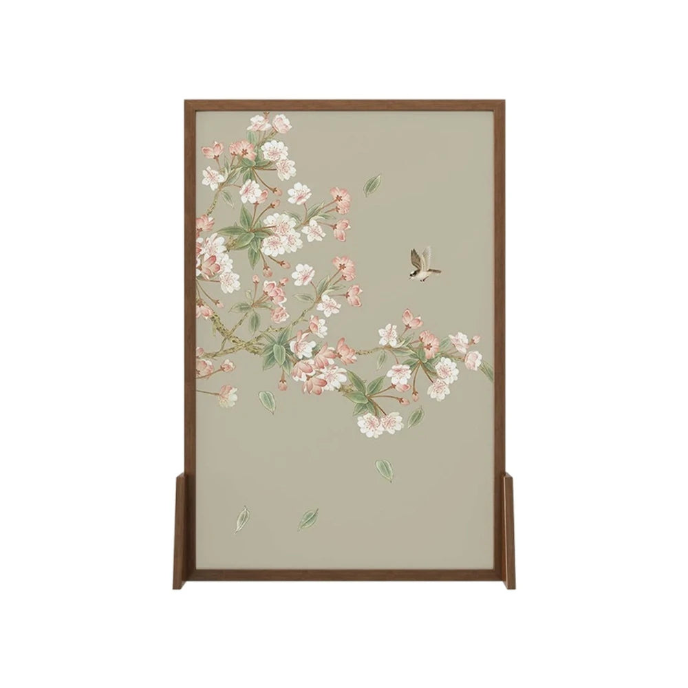 LIVARA Solid Wood Room Divider, Ash Wood & Mongolian Pine Wood, Durable and Elegant Design for Home Interior Decoration