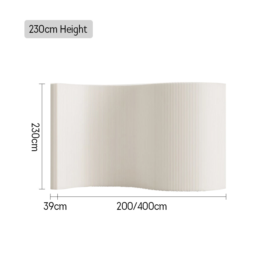 LIVARA 200/ 400cm Length Minimalist Style Room Divider - White