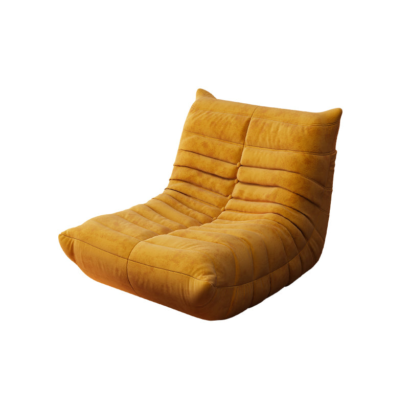 LIVARA B001 84/90/130/160CM Length Yellow Minimalist Style Dual-Layer High-Resilience Foam Compressed Sofa