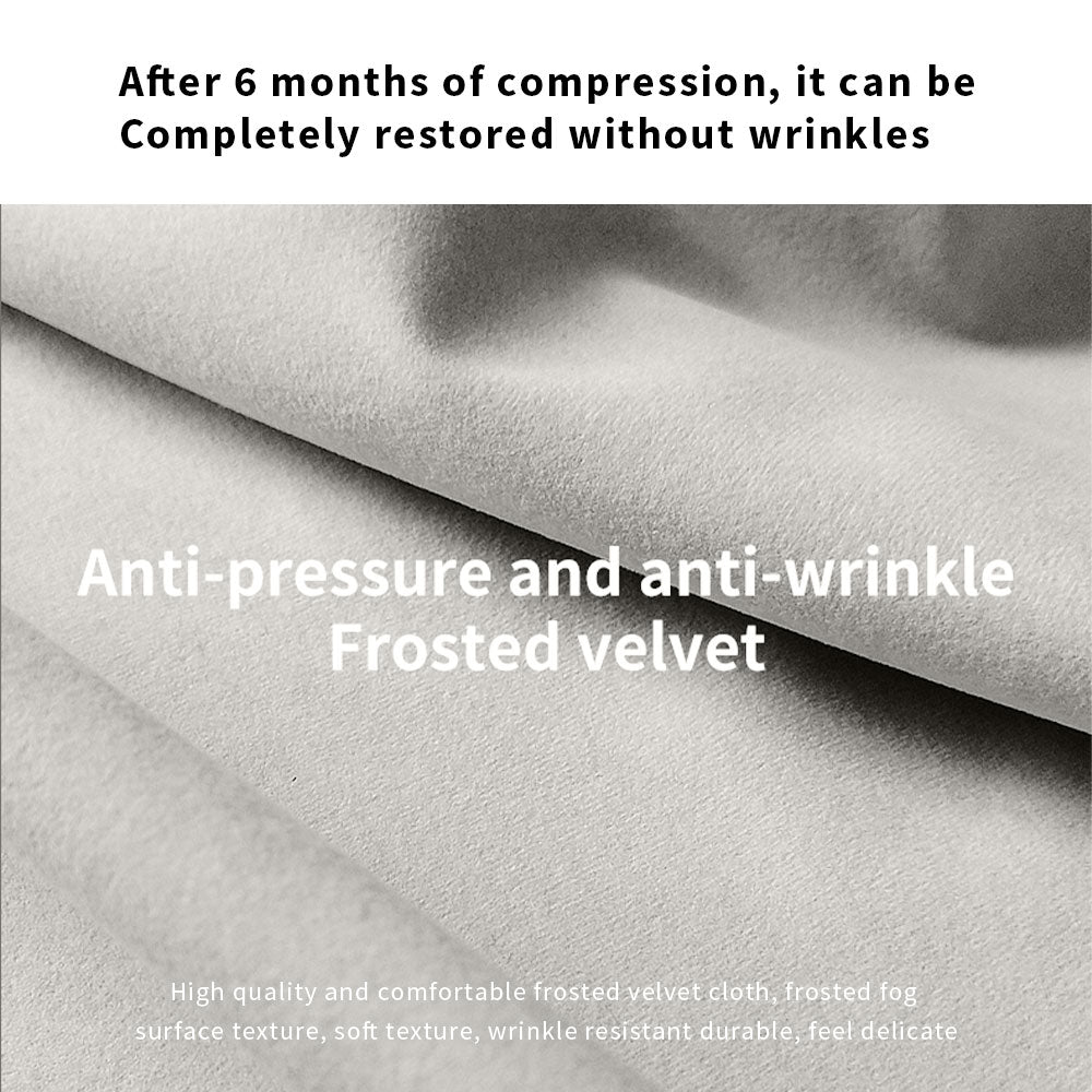 LIVARA B003 80/155CM Length Yellow&White Minimalist Style Dual-Layer High-Resilience Foam Compressed Sofa