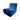 LIVARA B004 90CM Length Blue Dual-Layer High-Resilience Foam Compressed Sofa