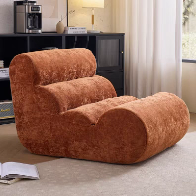 LIVARA B005 90CM Length Blue&Grey&Green&Khaki&Brown Minimalist Style Dual-Layer High-Resilience Foam Compressed Sofa