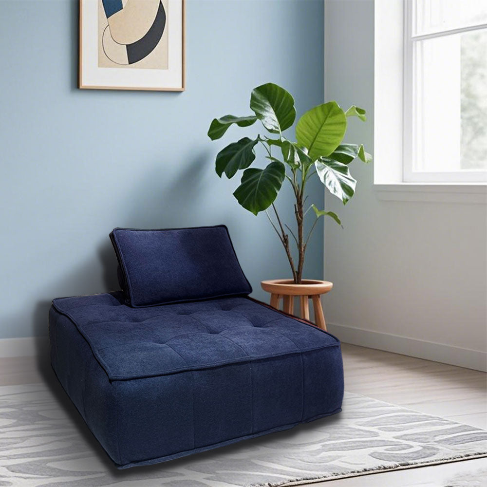 LIVARA B008 85/100CM Length White&Pinke&Green&Blue Minimalist Style Dual-Layer High-Resilience Foam Compressed Sofa