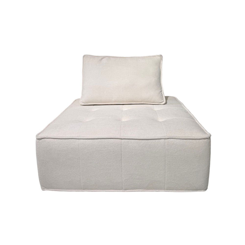 LIVARA B008 85/100CM Length White&Pinke&Green&Blue Minimalist Style Dual-Layer High-Resilience Foam Compressed Sofa