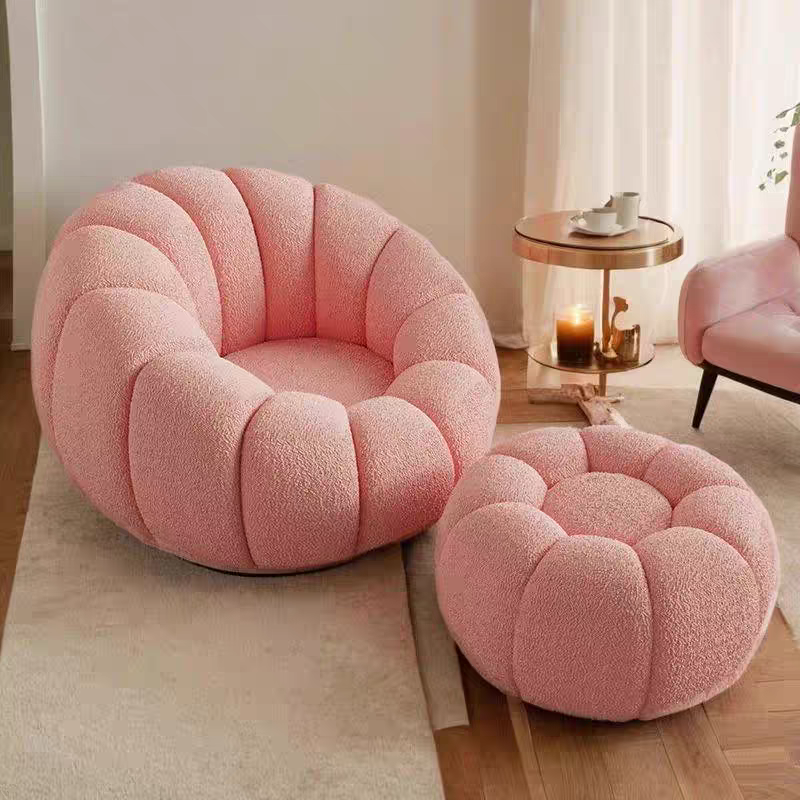 LIVARA B010 102CM Length Pink&Colorful Minimalist Style Dual-Layer High-Resilience Foam Compressed Sofa