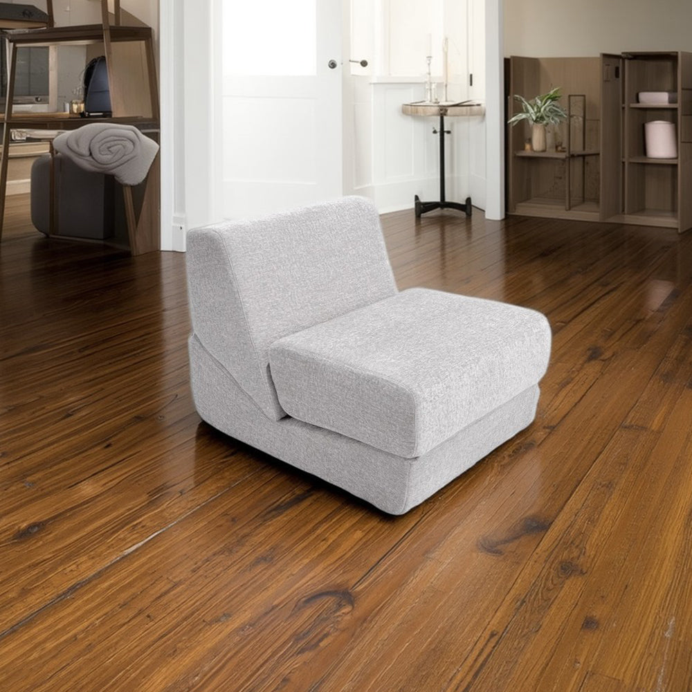 LIVARA B014 81cm Length Compressed Sofa/Chaise Lounge Velvet Fabric