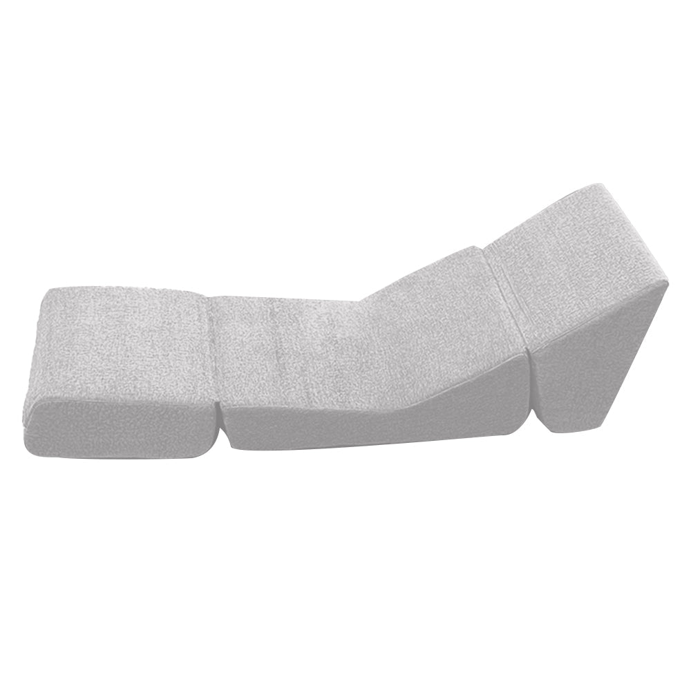 LIVARA B014 81cm Length Compressed Sofa/Chaise Lounge Velvet Fabric