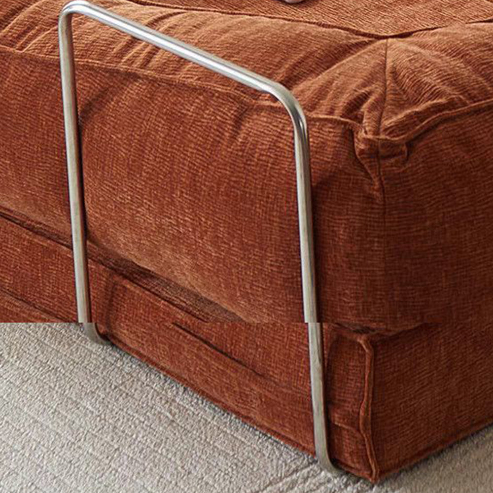 LIVARA B102 150cm Length Compressed Sofa Bed Corduroy Fabric Stainless Steel Frame